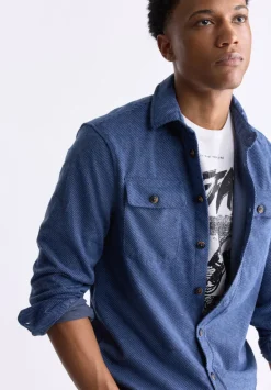 Sigge Men's Blanket Shirt in Blue - BM24307
