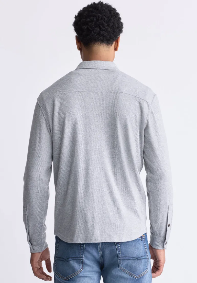 Sigge Men's Blanket Shirt in Grey - BM24307