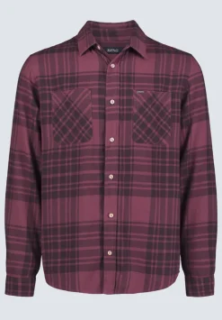 Sinato Men's Classic Plaid Shirt, Fico Red - BM24449