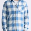 Sinclair Men's Long-Sleeve Plaid Shirt, Blue - BM24428