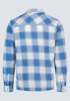 Sinclair Men's Long-Sleeve Plaid Shirt, Blue - BM24428