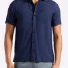 Sirilo Men's Fitted Short Sleeve Shirt, Whale - BM24594