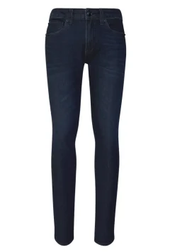 Skinny Max Men's Jeans in Sanded and Faded Dark Blue - BM22589