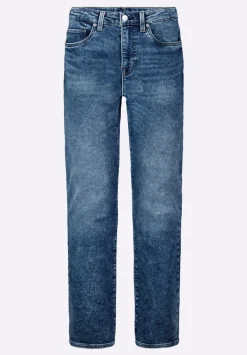 Slim Ash Men's Freedom Flex Jeans, Sanded Vintage Indigo - BM26063