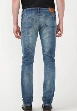 Slim Ash Men's Jeans in Authentic and Sanded Blue - BM22604