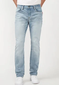 Slim Ash Men's Jeans in Crinkled Light Blue - BM22784
