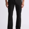 Slim Ash Men's Twill Pants, Black - BM22982