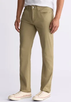Slim Ash Men's Twill Pants, Aloe Green - BM22982