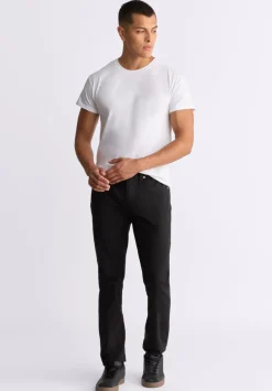 Slim Ash Men's Twill Pants, Black - BM22982
