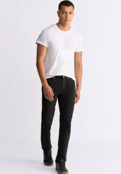 Slim Ash Men's Twill Pants, Black - BM22982