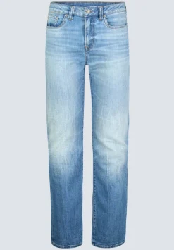 Slim Boot King Men's Jeans, Veined and Sanded Indigo - BM26004
