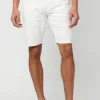 Slim Parker Men's Denim Shorts in White Rinse - BM22775