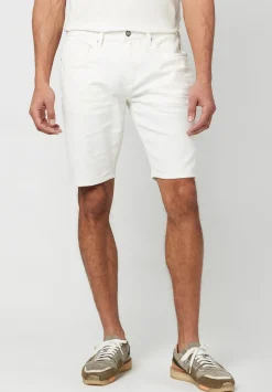 Slim Parker Men's Denim Shorts in White Rinse - BM22775