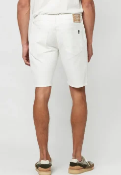 Slim Parker Men's Denim Shorts in White Rinse - BM22775