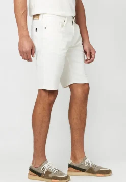 Slim Parker Men's Denim Shorts in White Rinse - BM22775