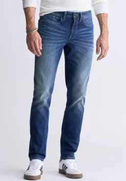 Slim Straight Evan-X Men's Jeans, Classic Blue