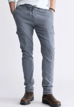 Slim Tapered Jim Men's Freedom Flex Drawstring Pants, Graphite - BM26010