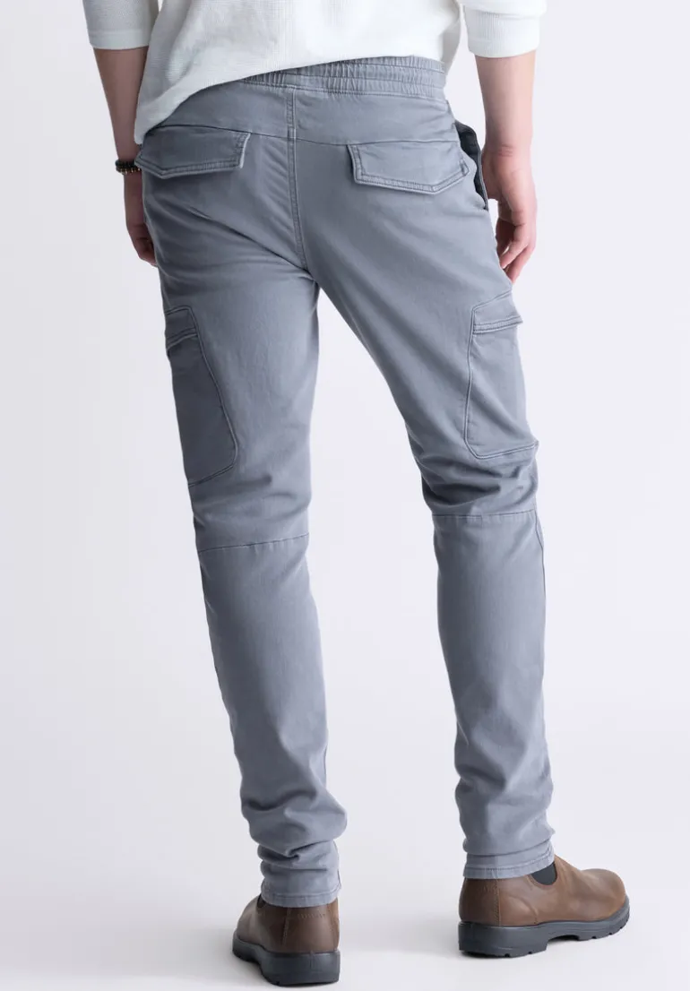 Slim Tapered Jim Men's Freedom Flex Drawstring Pants, Graphite - BM26010