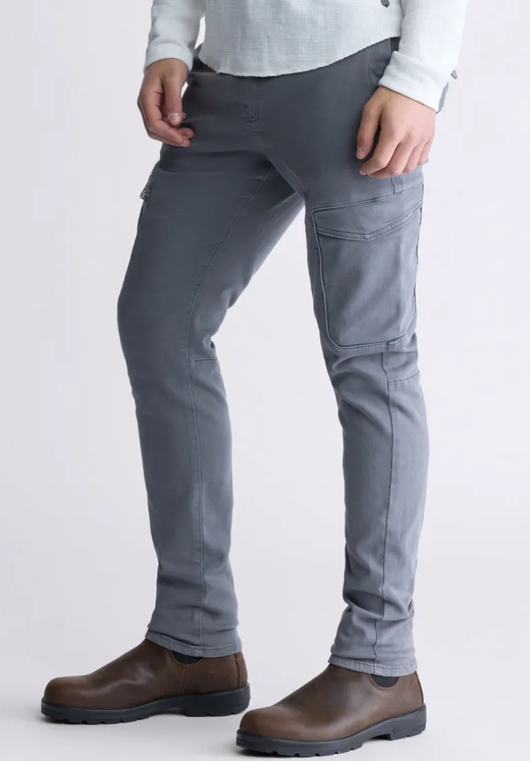 Slim Tapered Jim Men's Freedom Flex Drawstring Pants, Graphite - BM26010