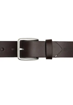 Smooth Full Grain Brown Buffalo Leather Belt - BB1001C13