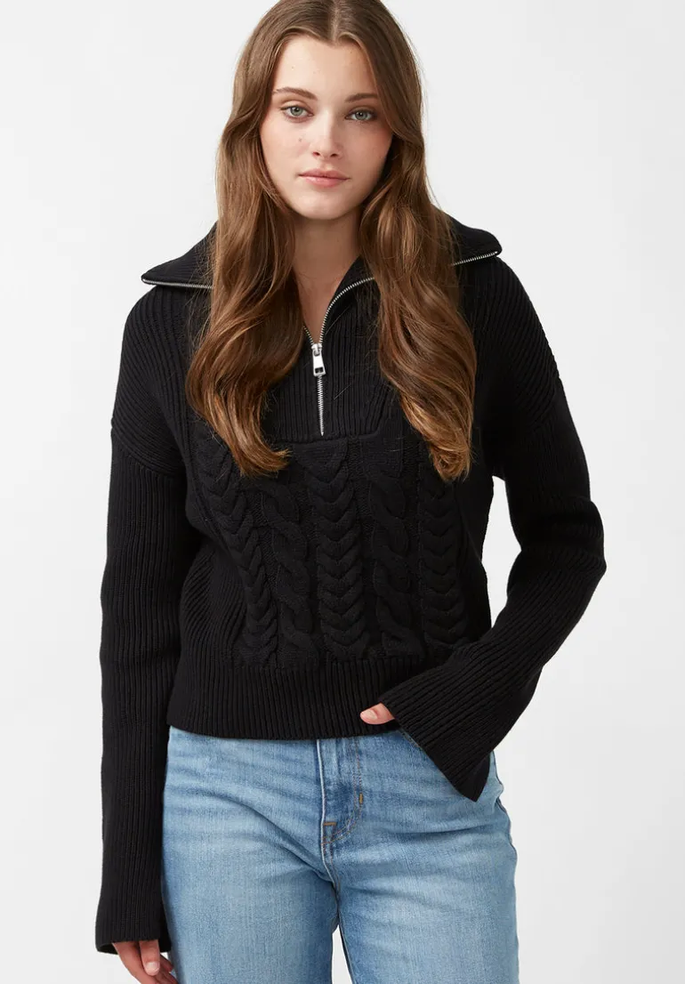Sorella Women's Long Sleeve Sweater in Black - SW0032F