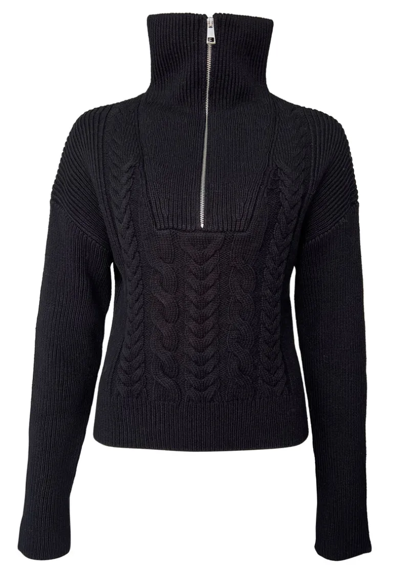 Sorella Women's Long Sleeve Sweater in Black - SW0032F