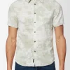 Sotar Short-Sleeve Tie Dye Shirt, Green - BM23919