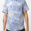 Sotar Short-Sleeve Tie Dye Shirt, Blue - BM23919