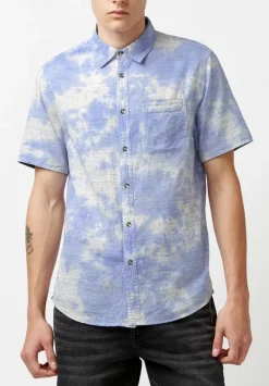 Sotar Short-Sleeve Tie Dye Shirt, Blue - BM23919