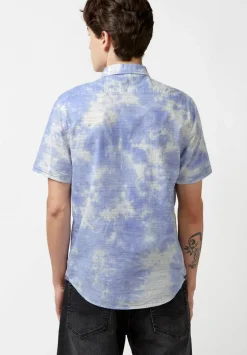 Sotar Short-Sleeve Tie Dye Shirt, Blue - BM23919
