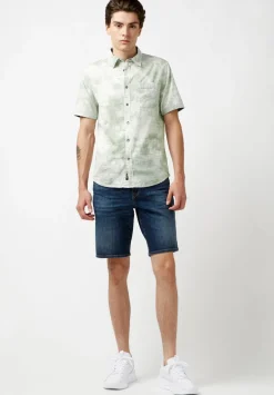 Sotar Short-Sleeve Tie Dye Shirt, Green - BM23919