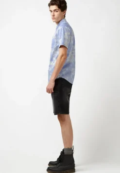 Sotar Short-Sleeve Tie Dye Shirt, Blue - BM23919