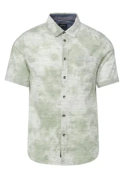 Sotar Short-Sleeve Tie Dye Shirt, Green - BM23919