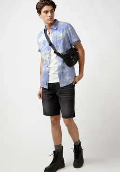 Sotar Short-Sleeve Tie Dye Shirt, Blue - BM23919