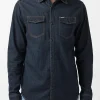 Stanley Men’s Long-Sleeve Denim Shirt, Indigo - BM22635