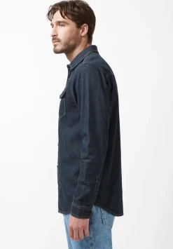 Stanley Men’s Long-Sleeve Denim Shirt, Indigo - BM22635