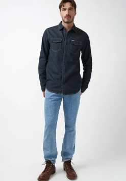 Stanley Men’s Long-Sleeve Denim Shirt, Indigo - BM22635