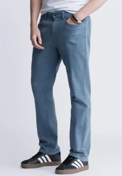 Straight Six Men's Freedom Flex Pants, Mirage Blue - BM22939