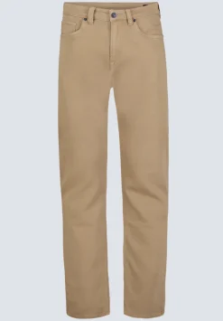 Straight Six Men's Freedom Flex Pants, Dark Beige - BM22939