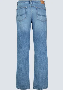 Straight Six Men's Jeans, Contrasted Indigo - BM26028