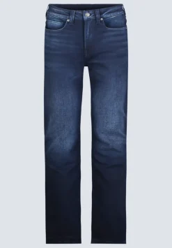 Straight Six Men's Jeans, Dark Antique Blue - BM26013