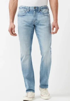 Straight Six Men's Jeans in Sanded Light Blue - BM22862