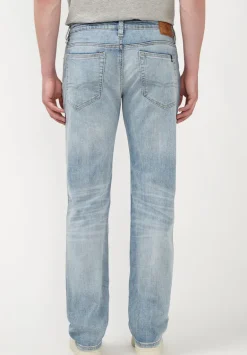 Straight Six Men's Jeans in Crinkled Light Blue - BM22762