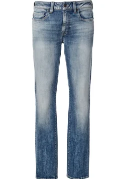Straight Six Men’s Jeans in Veined and Contrasted - BM22861