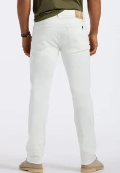 Straight Six Men's Jeans, White - BM26075