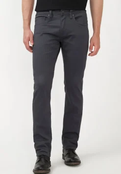 Straight Six Men's Twill Pants in Charcoal Gray - BM16083