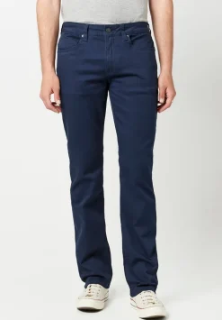 Straight Six Men's Twill Pants in Deep Navy - BM16083