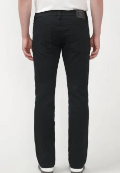 Straight Six Men's Twill Pants in Authentic Black - BM16083