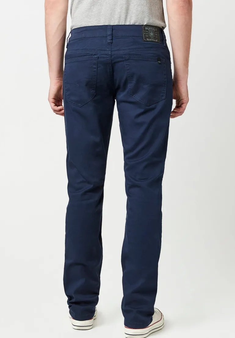 Straight Six Men's Twill Pants in Deep Navy - BM16083