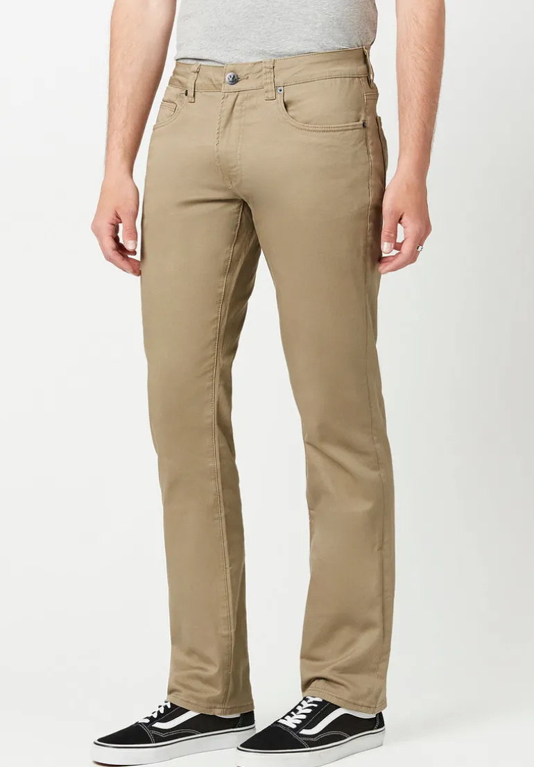 Straight Six Men's Twill Pants in Tan - BM16083